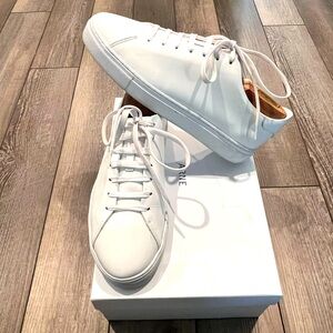 Arne Low Essential White Leather Trainer